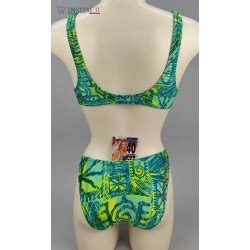 Bikini Swimming Suit O NEILL Green Anniversary Beach Sea Rarity Vintage