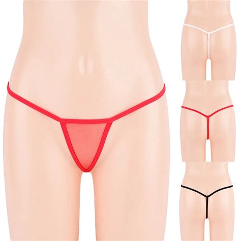 FRAUEN MINI TANGAS Micro Bikini Solide Höschen T Back Unterwäsche Sexy EUR 2 41 PicClick DE