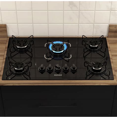 Cooktop Bocas Essencial G S Bivolt Itatiaia Preto Madeiramadeira