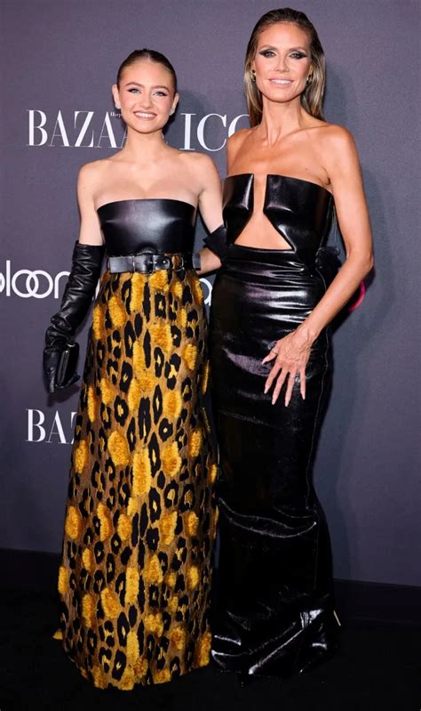 Leni Klum Proves She Got It From Her Supermodel Mama Heidi In An Ab Baring Emerald Bikini