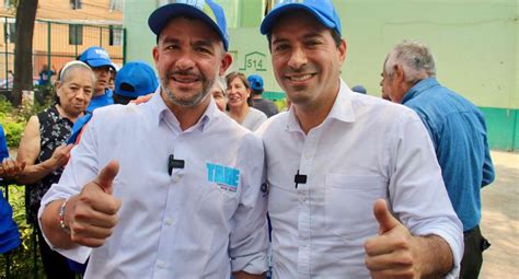 Tabe Recorre Junto A Mauricio Vila La Colonia Pensil Y Destaca Logros