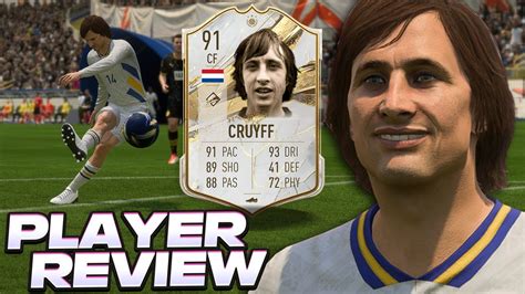 VALE A PENA FAZER JOHAN CRUYFF 91 MID ICON PLAYER REVIEW I FIFA