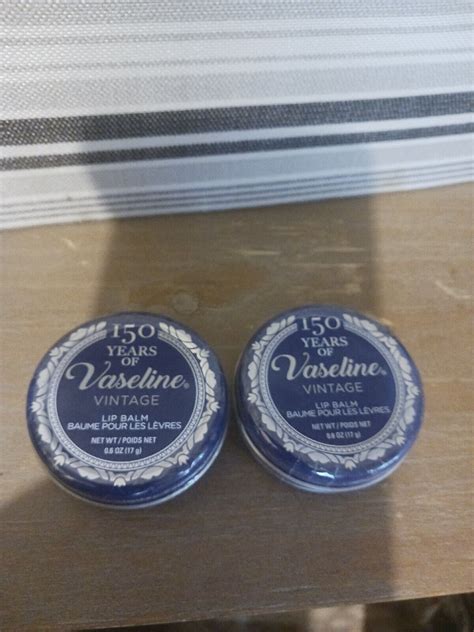 2 Vaseline Limited Edition Vaseline 150 Year Vintage Lip Balm Tin 0