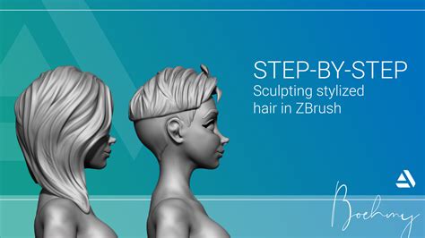 Artstation Sculpted Character Hair In Zbrush Tutorials