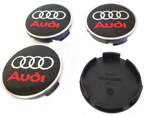 AUDI DEKIELKI KAPSLE DO ALUFELG BORBET 56mm AUDI DEKLE ZNACZKI