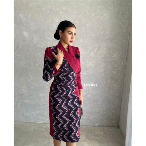 Ikka Dress Tenun Ikitenun Batik Dress Batik Boho Dress Bohemian