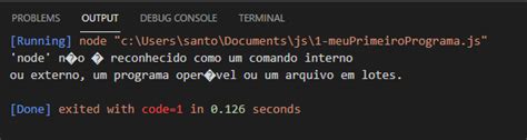 Como Rodar O C Digo No Terminal Do Vs Code Javascript Explorando A