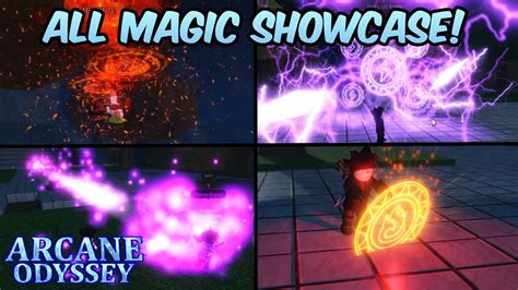 Arcane Odyssey All Magic Showcase Roblox Arcane Odyssey All Magic