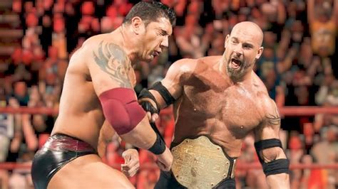 Full Match Goldberg Vs Batista Raw Youtube