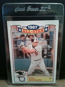 1988 Topps All Star Commemorative Cal Ripken Baltimore Orioles HOF 5 Of