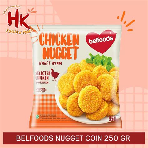 Jual Belfoods Nugget Favorit Coin 250g Chicken Naget Ayam Bulat