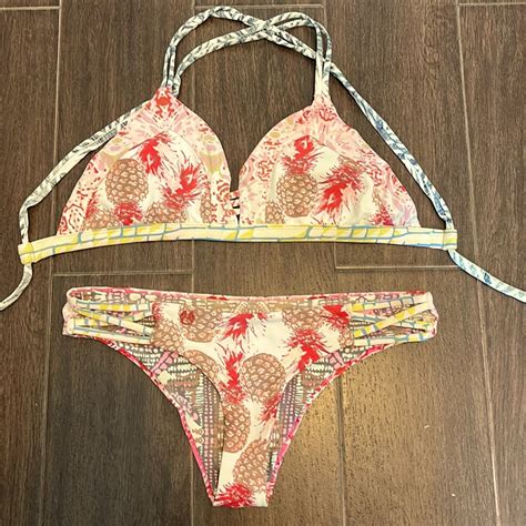 Maaji Pink Pineapple Bikini Gem