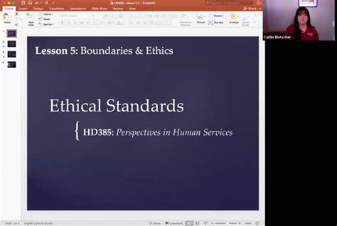 Instructor Video 21 Ethical Standards For Human Service Professionals