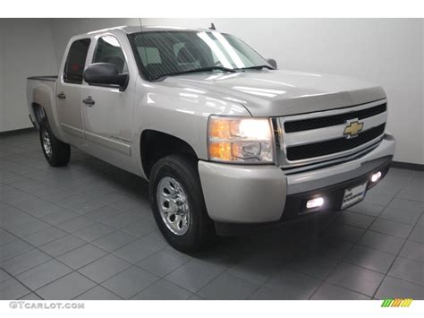 2008 Silver Birch Metallic Chevrolet Silverado 1500 LS Crew Cab