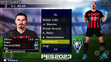 Efootball Pes Ppsspp Europeus Atualizado Ucl E Uel Faces Hd Kits