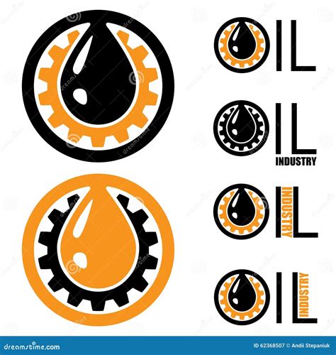 Oil Industry Logo Stock Vector Illustration Of Design 62368507