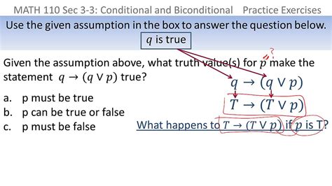 Logic Determine Truth Value Of A Statement Youtube