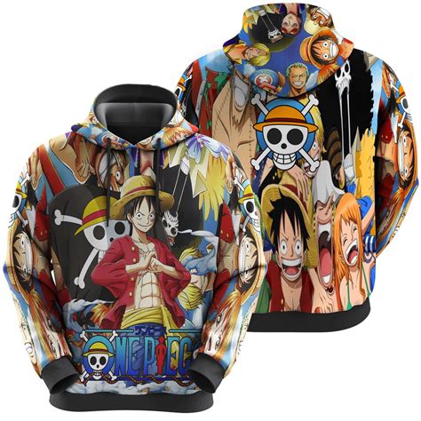 Blusa Moletom One Piece Anime Pirata Mugiwaras Luffy Shopee Brasil