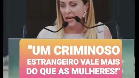 Giorgia Meloni 1ª ministra da Itália de direita pautas não à