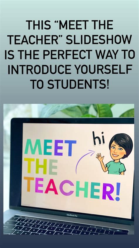 Meet the teacher editable slideshow Beginning Of The School Year, First ...