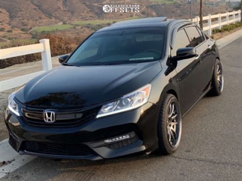 2016 Honda Accord With 19x9 5 22 Aodhan Ds02 And 235 40R19 Radar Dimax