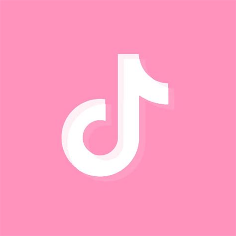 Icon Tiktok Soft Pink Fondos De Pantalla De Color Azul Diseño De Iconos De App Diseño De Icono