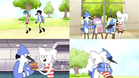 Regular Show Some Mordecai And Cj Moments By Dlee1293847 On Deviantart