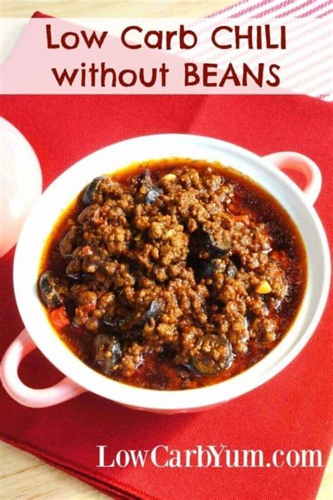 Low Carb Chili Recipe Paleo Keto Low Carb Yum