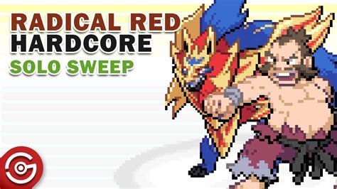 Pokemon Radical Red 3 1 Hardcore Mode Solo Sweep Chuck YouTube
