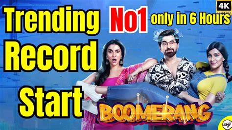 Jeet Boomerang Biggest Record Boomerang Trailer Youtube Trending