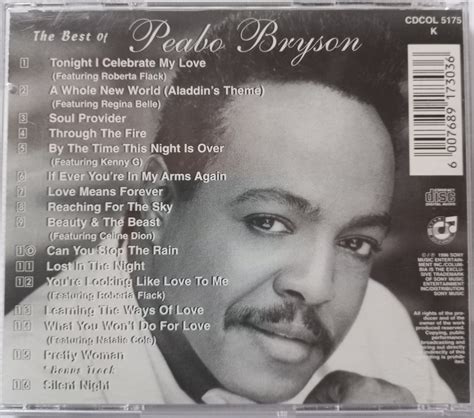 Peabo Bryson The Best Of Peabo Bryson Cd Jikajive