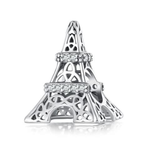 Eiffel Tower Charm Soulful Silver