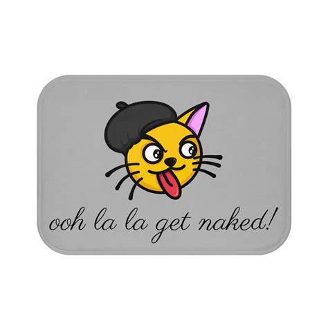 Ooh La La Get Naked Bath Mat Etsy