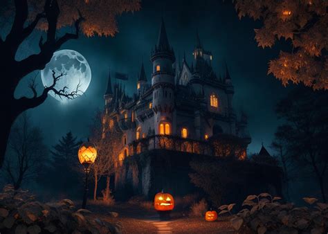 castle with halloween decoration by HShadowarts on DeviantArt