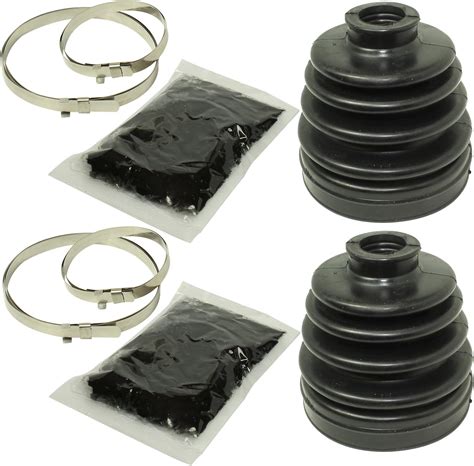 Caltric Rear Axle Inner And Outer Cv Boot Kits Compatible With Polaris Sportsman 700