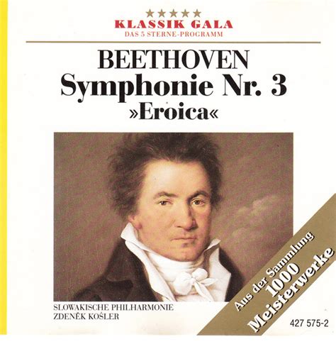 Symphonie Nr 3 Eroica By Ludwig Van Beethoven Cd Karussell Cdandlp Ref 2409961799