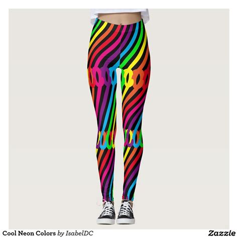 Cool Neon Colors Leggings Womens Leggings Hot Leggings Leggings