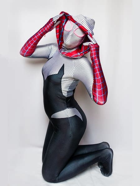 Traje De Spider Gwen Traje De Gwen Stacy A Través Del Spider Verse