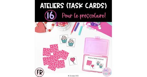 Ateliers Maternelle Saint Valentin Task Cards