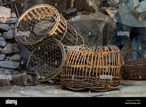 Oil Art And Collectibles Old Lobster Pots Painting Pe