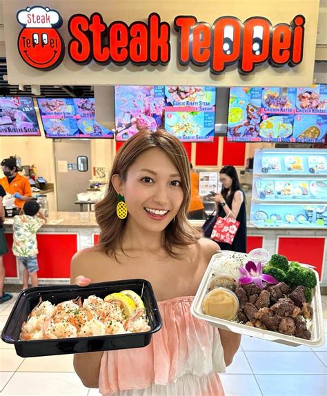 市原彩花さんのインスタグラム写真 市原彩花instagram 「my Favorite Garlic Shrimp And Steak