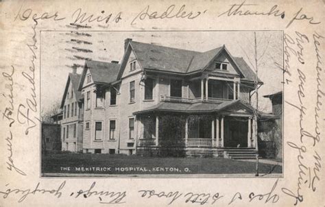 The McKitrick Hospital Kenton, OH Postcard