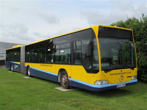 Mercedes Citaro Bendy Bus At Manchester Airport On Displ Flickr