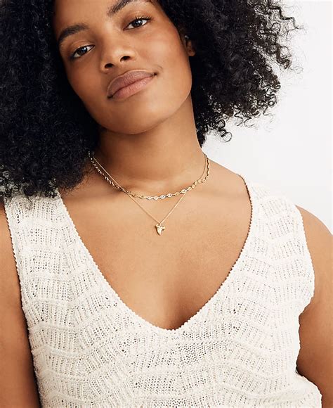 Crocheted Sweater Tank Madewell