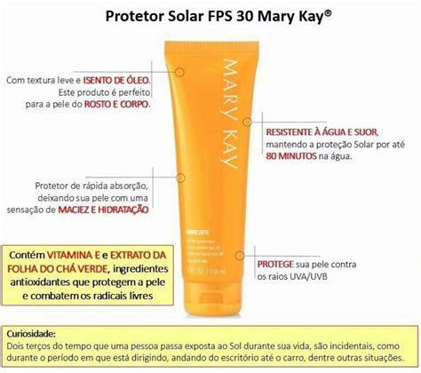 Protetor Solar Fps 30 Mary Kay R 32 90 Em Mercado Livre