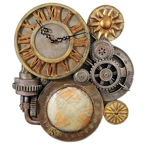 Steampunk Wall Clock – Wicked Gadgetry