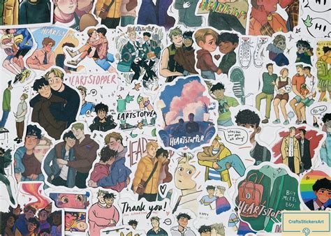 Heartstopper Stickers Vinyl Stickers Pcs Random Pack Free