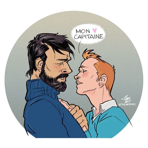 Haddotin On Tumblr Tintin Captain Haddock Gay Art