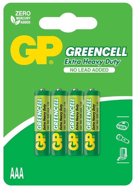 Gp Greencell Battery Carbon Zinc Aaa Pc Pkt Singapore Eezee