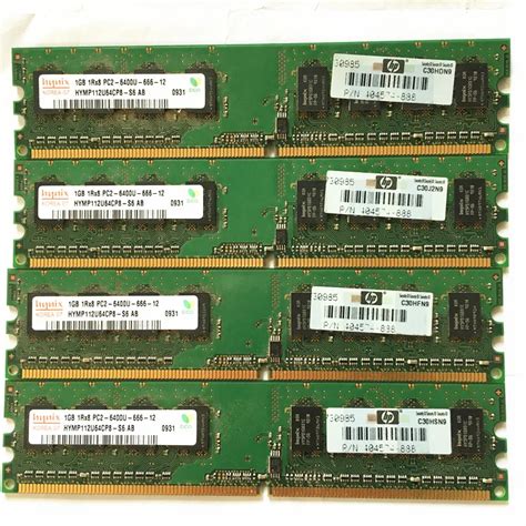 Hynix Ddr2 1gb 800mhz Pc2 6400u Desktop Memory 1gb 1rx8 Pc2 6400u 666